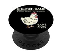 Gioco di pollo non guardare il pollo divertente pollo PopSockets PopGrip Adesivo