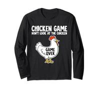 Gioco di pollo: non guardare il pollo Maglia a Manica