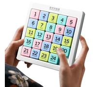 Gioco Di Puzzle Con Diapositive: Rompicapo Con Numeri, Portatile, Strumento Educativo Per Il Pensiero Logico Del Cervello | Kit Compatto Di Esercizi Per Attività Di Sviluppo Mentale Per Viaggi I