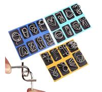 - Gioco di , puzzle creativo, allenatore di sviluppo , set di metallo, puzzle educativo per bambini, adolescenti, adulti, famiglia, casa, all'aperto, viaggi,