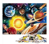 Gioco di puzzle da 1000 pezzi Il puzzle del sistema solare per adulti è ideale come regalo Gioco impegnativo 1000 pezzi （26x38 cm）