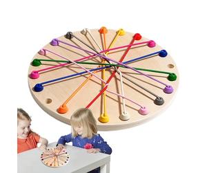 Gioco di puzzle di corda - Interazione genitore-figlio Twisted Rope Untangle Challenge, Brain Teaser Giocattoli educativi | Sviluppo Intelligenza Pensare Formazione Gioco da tavolo Abilità