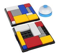 Gioco Di Puzzle Di Enigmi, Formazione 3D con 88 Modelli Di Forme Colorate | Gioco Di Di Costruzione Portatile per Adulti Home Office Viaggi Campeggio Picque-ni