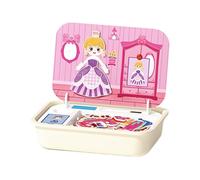 Gioco Di Puzzle Magnetico,Gioco Da Tavolo In Legno Magnetico con Scatola Di Immagazzinaggio - Giocattolo Interattivo Genitore-Bambino per 3 4 5 6 Anni - Ragazze Ragazzi