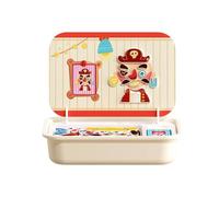 Gioco Di Puzzle Magnetico | Gioco Di Viaggio in Legno con Scatola Di Immagazzinaggio,Giocattolo Educativo Materno 3-6 Anni - Ragazze Ragazzi