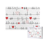 Gioco di puzzle per adulti, puzzle impegnativi, puzzle da 1000 pezzi, Calling Nurses White Heart Beat