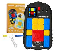 Gioco di puzzle super slide ricaricabile, giocattolo per il cervello Klotski per bambini e adolescenti, oltre 500 sfide per ragazzi e ragazze, giochi da viaggio portatili per tutte le età (nero)