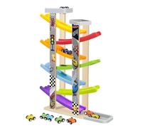 Gioco Di Rampa Per Auto - Giocattoli Educativi 7 Livelli per Apprendimento Motorio Fine | Set Pista da Corsa con Rampa,Per maschi e femmine casa scuola asilo iardino cortile compleanno