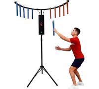 Gioco Di Riflessi Drop Stick A 10 Bastoncini Per Team Building E Feste | 5 Velocità, 6 Livelli, Luci Colorate, Musica MP3, Conto Alla Rovescia In Tempo Reale, Funzione Altezza Regolabile(Black)