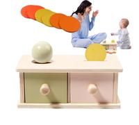 Gioco di risveglio per - scatola di puzzle di legno | Smorting giocattolo di forme colorate con molte attività divertenti per sviluppare il riconoscimento degli oggetti. Per i più p