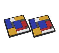 Gioco di rompicapo logico per bambini e adulti, sfida mentale con 88 enigmi a 4 livelli di difficoltà, divertente puzzle di pensiero logico, gioco di puzzle per casa, scuola, ufficio-2Pcs