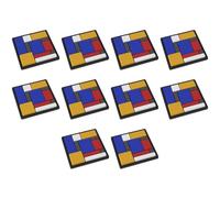 Gioco di rompicapo logico per bambini e adulti, sfida mentale con 88 enigmi a 4 livelli di difficoltà, divertente puzzle di pensiero logico, gioco di puzzle per casa, scuola, ufficio-10CS