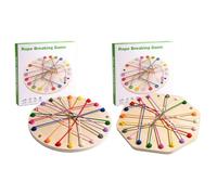 Gioco di Rope Knots - Brainy Knots Puzzle Game, strategica per districare la corda, Giochi da tavolo da viaggio, Pensiero logico e risoluzione dei problemi Giocattolo per ragazzi e ragazze,