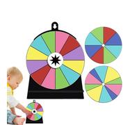 Gioco Di Rotazione Della Ruota con Supporto, Spinner Ruota Prezzo con | 3 Pezzi Ruota Rotante Cancellabile A Secco per Fortune,Montaggio Facile, Lavagna Bianca Cancellabile, Gioco Vincitore A