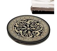 Gioco di Rune, Rune Spirituali, per Meditazione in Legno Portatili Decorativi con Scatola Magnetica per Altare Rituali Spirituali, Consulte la descripción, In legno, Vedere la descrizione