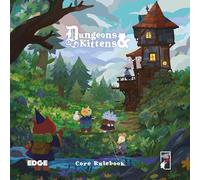 Gioco di ruolo Dungeons & Kittens Core RULEBOOK - Adorabile gioco di ruolo fantasy da tavolo con gattini magici, avventure pronte per bambini e adulti, età 8+, 2-6 giocatori, 90 minuti di gioco