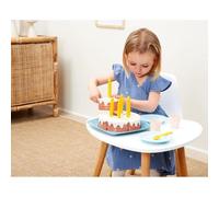 Gioco di ruolo ECOIFFIER 1680 Torta di compleanno da tagliare verde azzurro