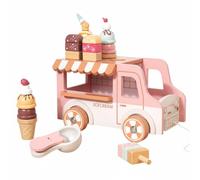 Gioco di Ruolo Gelateria Camioncino Dei Gelati in Legno per Area Giochi,