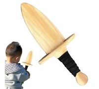Gioco di ruolo in legno per bambini, 21 cm, con impugnatura antiscivolo, set di gioco di ruolo cavaliere, per casa, scuola, , all'aperto e ragazze sopra i 3 anni