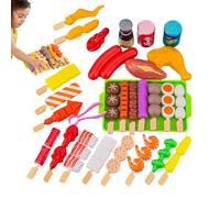 Gioco di ruolo interattivo in cucina per bambini, giocattolo per barbecue, per il cibo finto | gioco di ruolo interattivo in cucina | gioco educativo per interni ed esterni regalo per