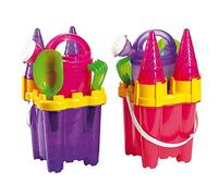 Castello di sabbia scintillante: set con bagnatoio - vari colori