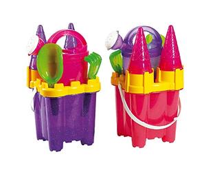 gioco di sabbia set castello secchio, 7 pz., La rete