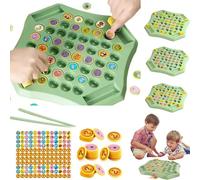 Gioco di scacchi di memoria a scacchi con animali, gioco di memoria di trasporto di frutta, gioco di scacchi facile da abbinare, giocattoli educativi interattivi divertenti per bambini, regali di