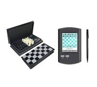 Gioco Di Scacchi Elettronico Portatile 8 In 1, Scacchiera E Pedine, Stylus, Schermo Lcd Grande, 220 Partite Dei Maestri E Modalità Di Apprendimento Per Adulti E Bambini