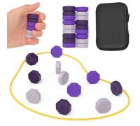 Gioco di scacchi magnetici, 2,6 × 2,6 cm, 18 scacchi in silicone + corda, resistente al calore e al freddo, adesione magnetica, scacchi magnetici, texture sublime, adatto per campeggio e feste di