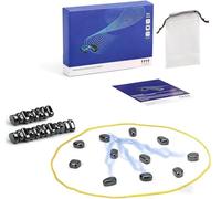 Gioco di scacchi magnetici, gioco di scacchi magnetico con corda, gioco da tavolo strategico per riunioni sociali, campeggio all'aperto e notte di gioco, gioco interattivo casual