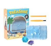 Gioco di scavo di Gemme per bambini, Kit di scavo di Gemme - Forma del Tesoro Scavare, scavare e rivelare pietre preziose | Scavare, Kit di Scienza del gambo di p