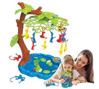 Gioco di scimmia per bambini piccoli, giocattolo di bilanciamento della scimmia | Gioco di bilanciamento degli alberi da arrampicata scimmia - Padre-figlio tavolo giocattolo interattivo Home Decor per