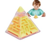 Gioco di Secchi di Puzzle di Labirinto - Gioco di puzzle piramide sequenziale di Memoria,Giocattoli educativi portatili di Puzzle per i bambini, favori della festa di compleanno e