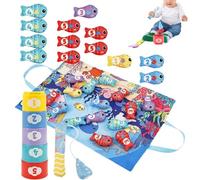 Gioco di selezione dei colori | Numeri colori giocattoli in tessuto per bambini | Attività educativa interattiva | Bambini in età prescolare 0-36