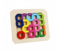 Gioco di Sfida con Numeri in Legno Sviluppo Del Pensiero Logico per Bambini