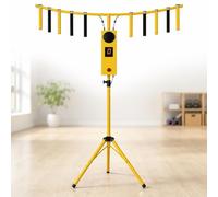 Gioco di sfida con stick di reazione con luce LED e musica | Macchina arcade for allenatore di coordinazione occhio-mano a velocità regolabile for feste(Yellow)