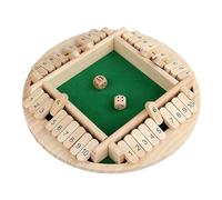 Gioco Di Shut The Box - Gioco Di in Legno Shut The Box, Giochi Da Tavolo Pub Classici, Giochi Di Aggiunta Divertenti, Set Di Educativo Da Tavolo Portatile per Sala Da este Di