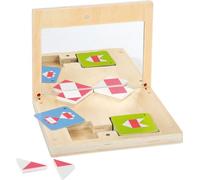 Small Foot Gioco di Simmetria con Specchio Educate – Scatola di Legno, Chiusura Magnetica, da 5 anni