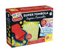 GIOCO DI SOCIETA' 102686 LUDOTECA SUPER TOMBOLA SEGNA E CANCELLA 48 CARTELLE
