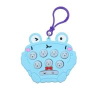 Gioco di spinta veloce, gioco pop a pressione rapida, gioco elettronico Bubble Pop - giocattolo Fidget a forma di rana, giocattolo a bolle pop portatile per migliorare la coordinazione occhio-mano