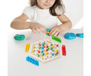 Gioco di strategia del cervello con scacchi a triangolo a catena per