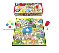 Gioco di strategia, gioco pieghevole portatile, spagnolo, adatto per viaggiare, gioco classico, gioco per famiglia/festa, bicchiere per dadi colore casuale Tagli UnicaCarta tessile