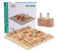 Gioco di Strategia in Legno Per 2-4 Giocatori Scacchi In Legno per la Famiglia Sviluppa l'Intelligenza Scacchi Gioco Educativo per Sviluppo Logico e Legame Genitori-Figli