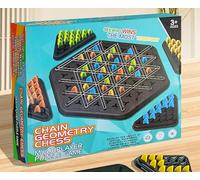 Gioco di strategia triangolare, gioco da tavolo interattivo per bambini e | Perfetto per famiglie e amici, favorisce il pensiero logico e la concentrazione