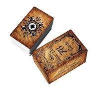 Gioco di tarocchi mistico, carte del destino classiche, grafico di divinazione spirituale, strumento di lettura della di 78 foglie, guida psichica adatta ai principianti, gioco di carte per