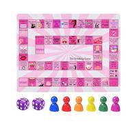 Gioco di Tavolo per Bevande - Set Riutilizzabile Mat per Fiest Fun Attività di Gioco di Gruppo | Sfida di Bevanda Impermeabile Gioco di Gioco Bar di Casa Portatile Play con Adulti,