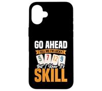 Gioco di tessere Rummikub Player I Am Lucky King Rummikub Custodia per iPhone 16 Plus