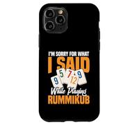 Gioco di tessere Rummikub Player I Am Sorry King Rummikub Custodia per iPhone 11 Pro