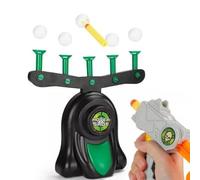 Gioco di Tiro con Bersagli Galleggianti - Hover Shot con 5 Palline Sospese, Pistola e Proiettili in Schiuma, 26×33×8,5 cm, Adatto da 3 Anni in su | FLOATPOP