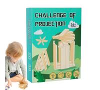 Gioco di torre di tumbling, gioco da tavolo impilamento,Gioco di blocco di impilamento dello spazio - Coordinamento occhio-mano Edificio educativo Bilancia giocattoli Decorazione della casa per la